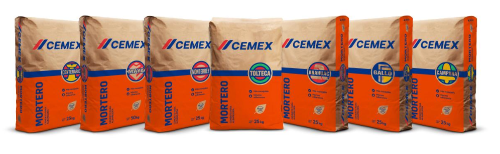 MORTERO OPTIMO CEMEX 25 KG
