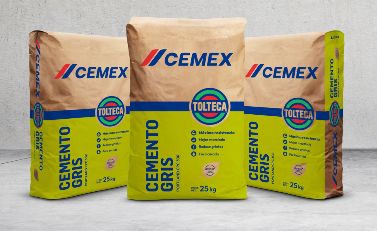 CEMENTO EXTRA GRIS CEMEX 25 KG